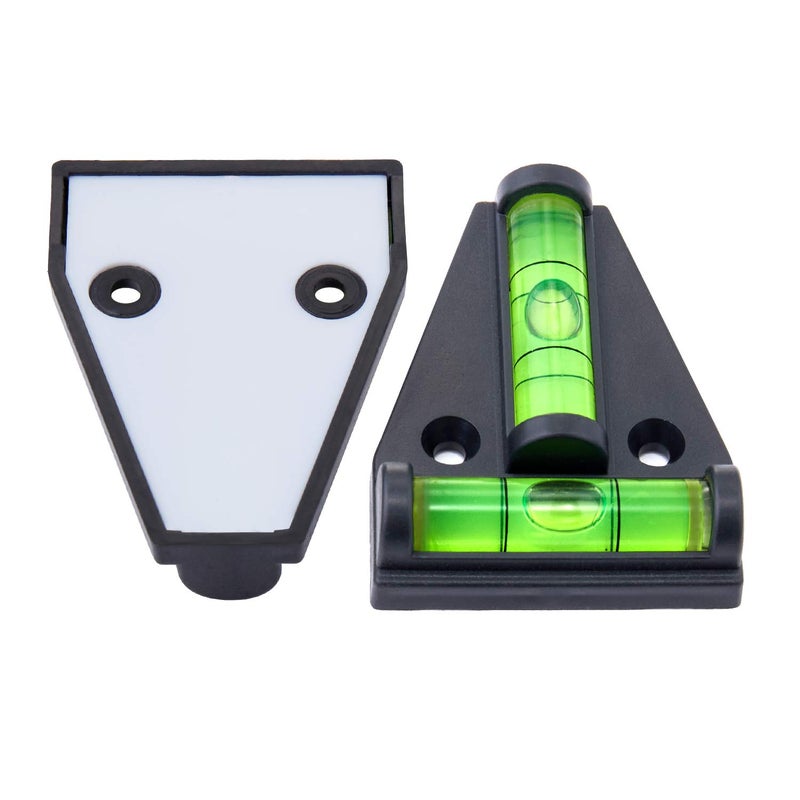 Firecore 4PCS RV T Level Bubble Levels Cross Check Bubble Two ways Multipurpose Spirit T-type Level for RVs, Camper, Furniture, Trailers, Tripods, Camera Equipment - Image 3